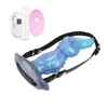 Vibration + ceinture orale-bleu