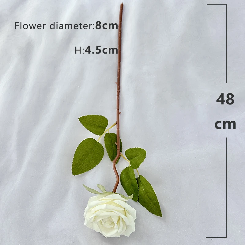 Meijiang Single Xiangfei Rose Qyy-404 Artificial Single Rose Flower ...