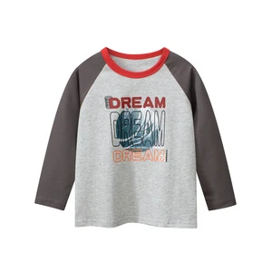 Latest Style New Fashion Cartoon Pattern Kids T-Shirts Long Sleeve Clothing