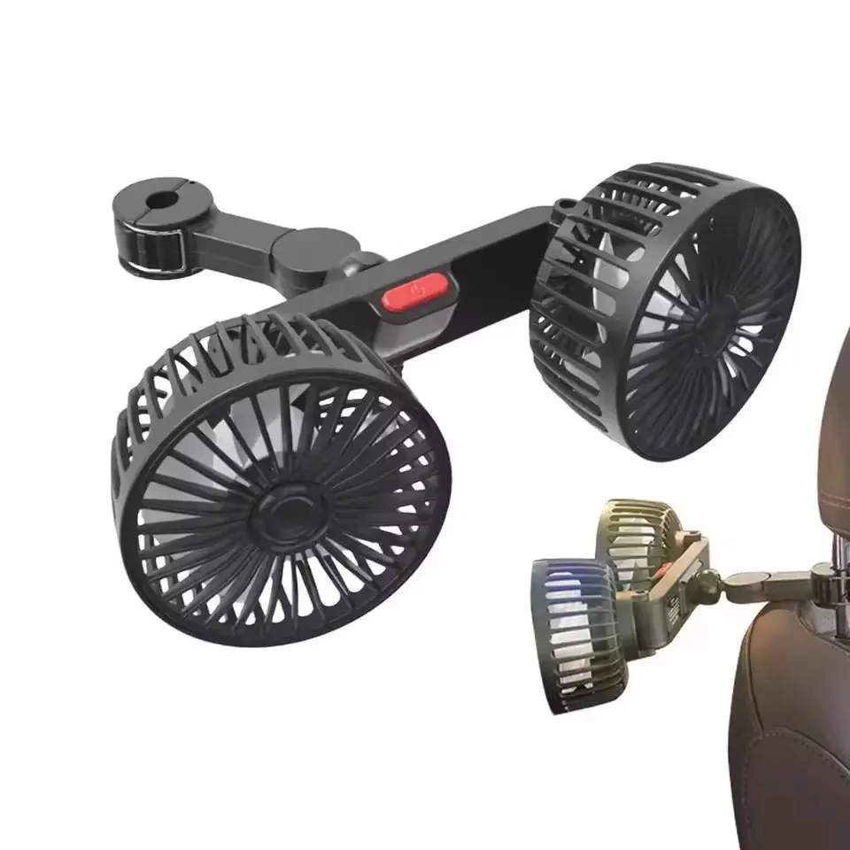 Обязательный мощный автомобильный вентилятор для летнего автомобиля с USB-разъемом
