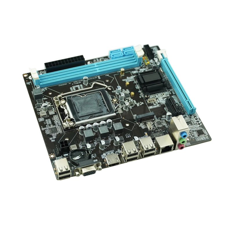 High Performance Fast Delivery Best Gaming Motherboard Ddr3 H61 Desktop Motherboard 1155 Lga Motherboard Placas