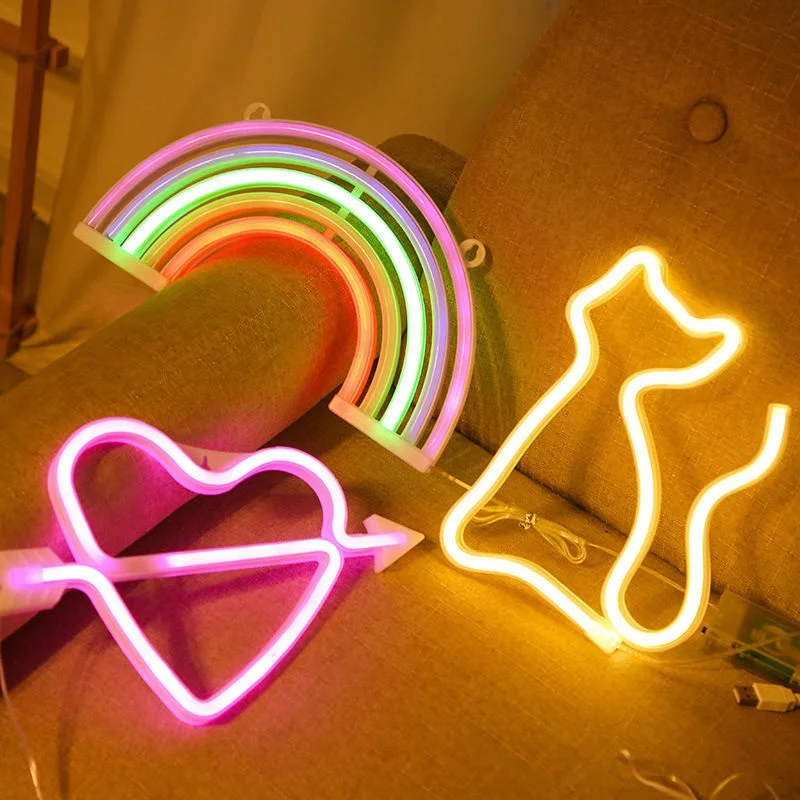 1 Pezzo Insegna Al Neon A Forma Di Fungo ED Carina, Luce Al Neon USB Powered Neon Signs Night Light 3d Wall Art Game Room Bedroom Living Room Decor Lamp For Children Kids Gir P 53830317