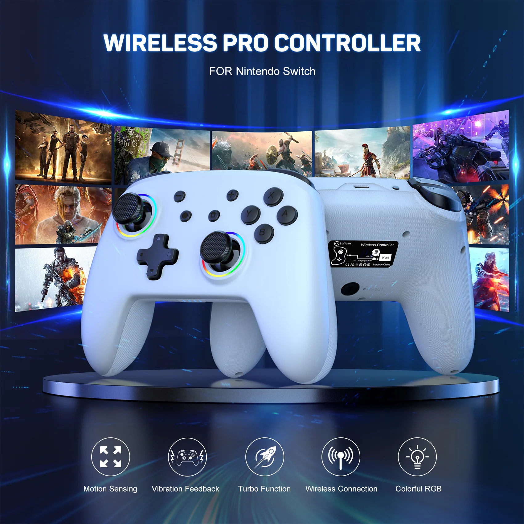 KS32 Wireless Controller for Nintendo Switch - Motion Control