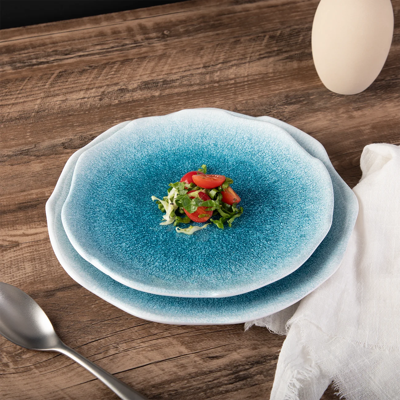 Wholesale Inch Luxurious Blue Diamond Decal Melamine Nordic