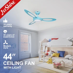 1stshine Ceiling Fan High Efficiency 44 Inches DC Motor 6 Speeds LED Lighting Ceiling Fan with Remote