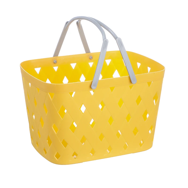 Корзина для белья органайзер грязной одежды пластиковая корзина хранения корзины из полиэтилена с ручкой в ванной