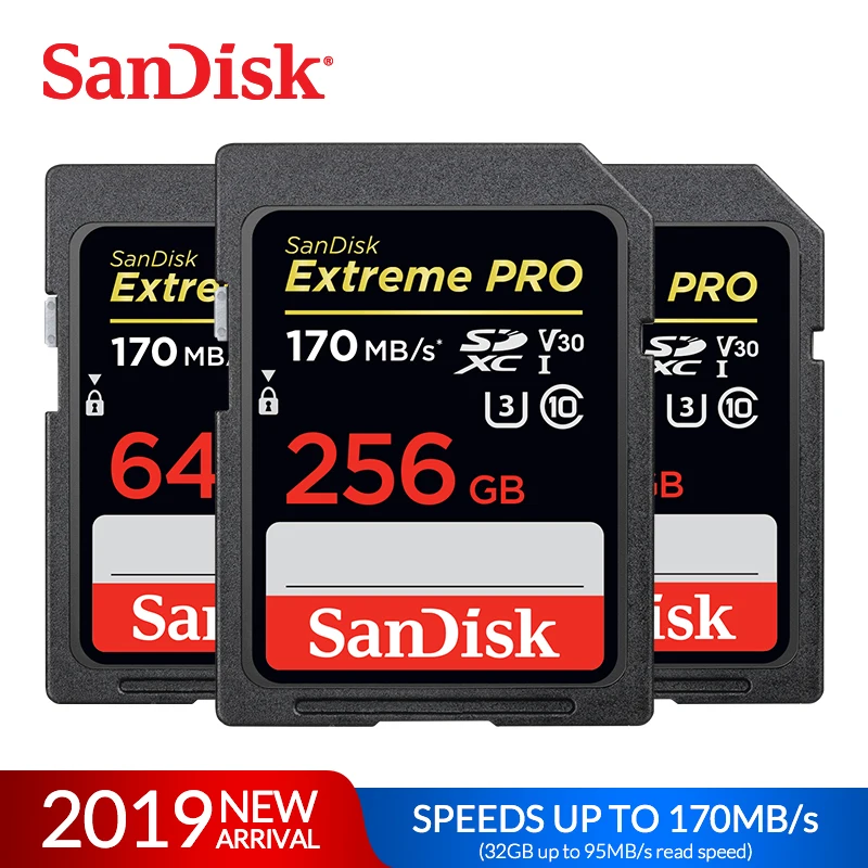 Sandisk Memory Card Extreme Pro High Capacity Speed