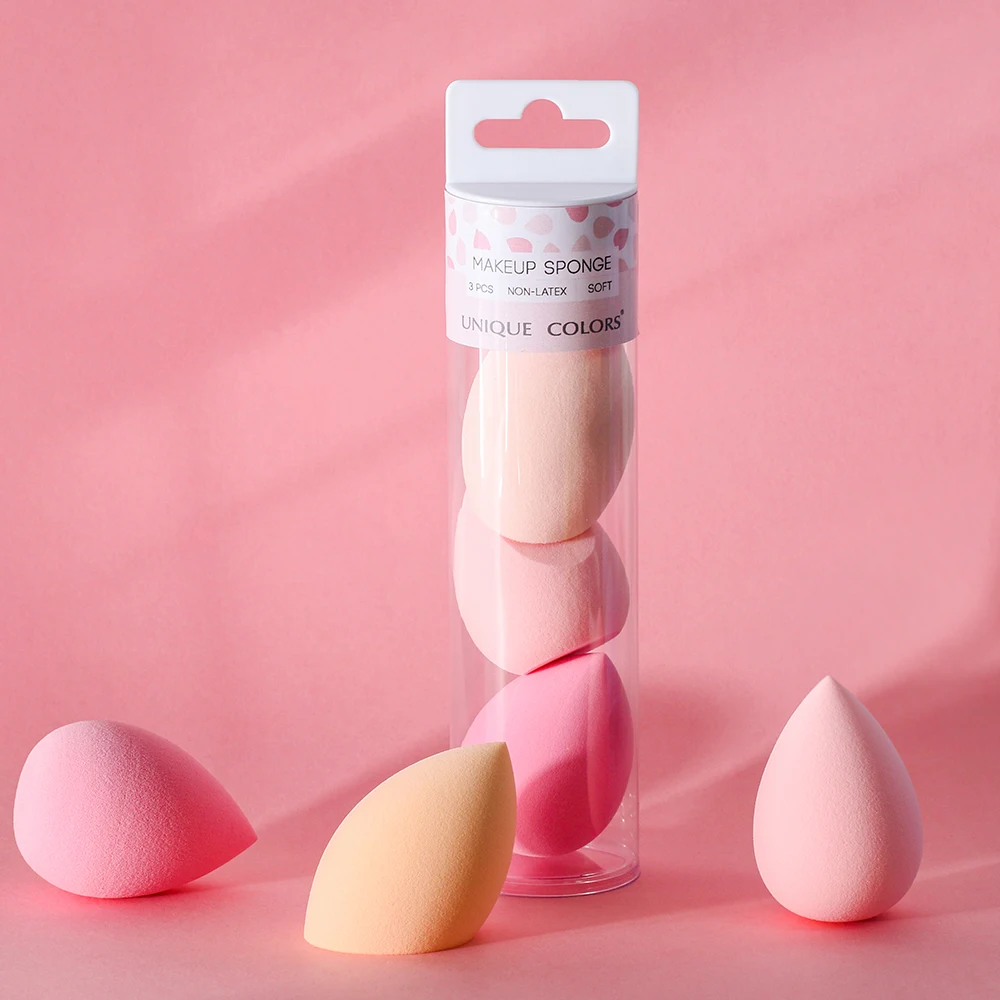 2021 фирменный косметический блендер, розовый цилиндр, 3 шт., наборы губки для макияжа, основы под макияж