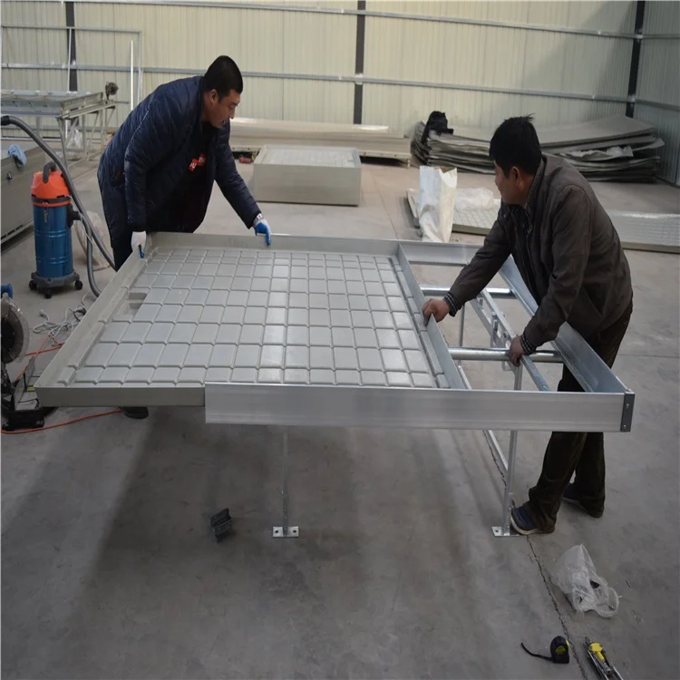 2022 Greenhouse Customized Table Ebb and Flow Tray 4x8 Grow Bench Automatic seedbed