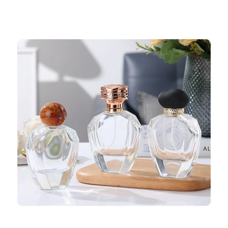 Wholesale Perfume Sample Bottles 80ml Polygon Glass Perfume Bottles