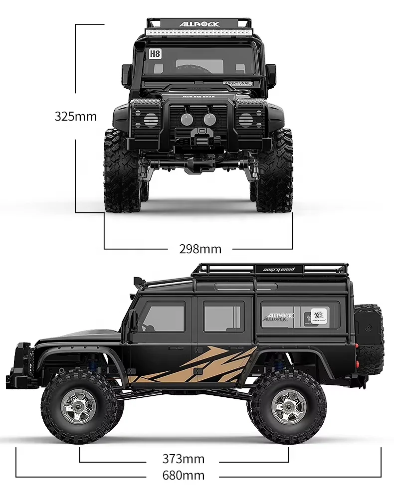 MJX ALLROCK H8H 4WD 1:8 Scale RC Truck Rock Crawler 4x4