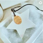 White Star Shaped Wholesale Aroma Porcelain Ornament Air Freshener Stone Ceramic Scented Essential Oil Diffuser