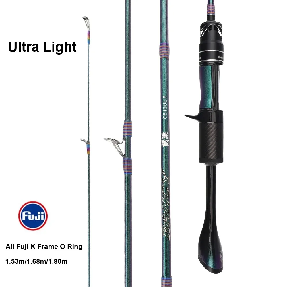 FISHINGFANS RANCY 1.53m 1.68m 1.8m カーボン製ウルトラライト釣り竿