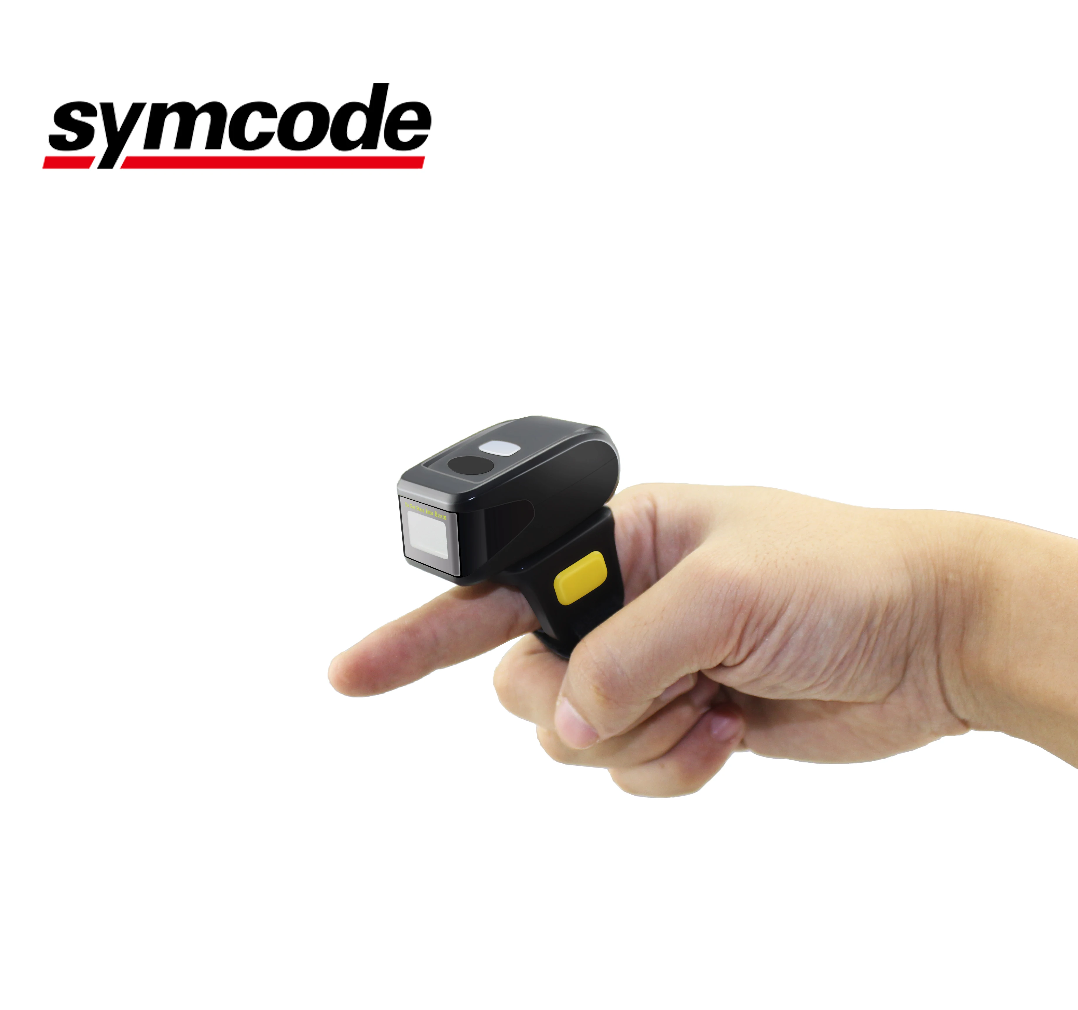 Сканер штрих-кода 2d, беспроводной сканер qr-кода, сканер штрих-кода с накладкой на палец, мини портативный сканер штрих-кода Symcode R30 для android, планшетов, ПК