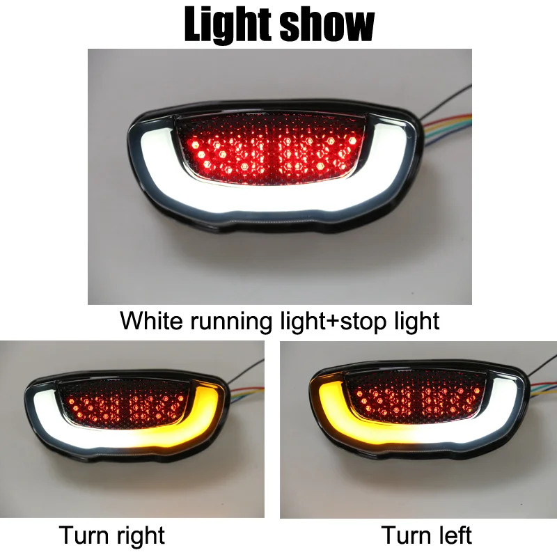 Feu Arrière LED Multifonction Pour CB650R 2019-2021 – Clignotants, Stop & Feu De Position Intégrés