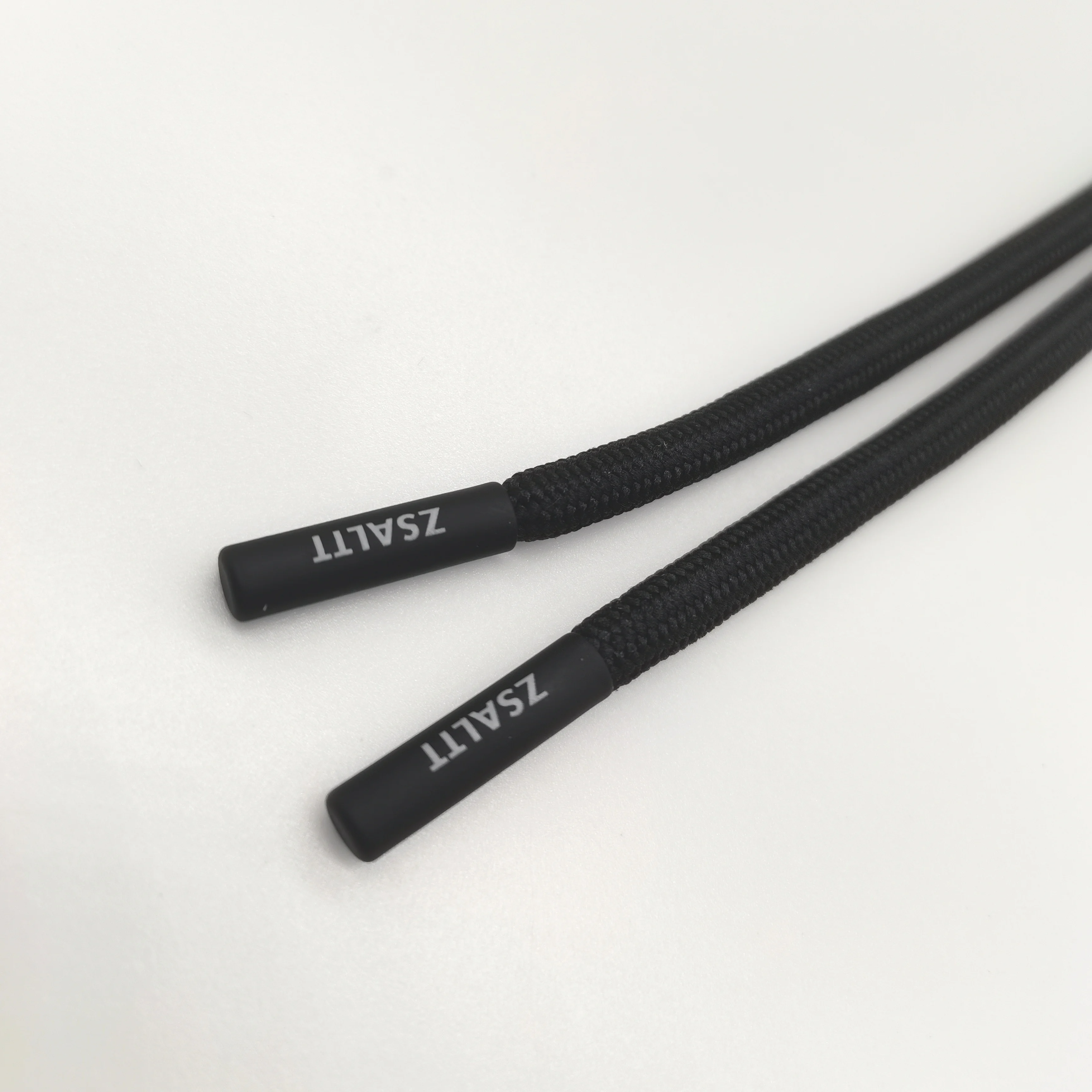 Custom Matte Metal Rubberized Swimsuit Aglets Printing logo for Hoodies