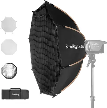 SmallRig 35"/ 90cm Softbox LA-O90 Quick Release Octagon Soft Box Softbox for Bowens Mount - 4633 detail image