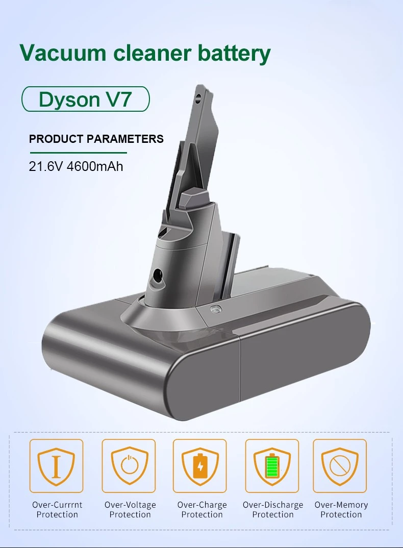 Factory Price For Dyson Lithium Battery V7 Replacement Vertical