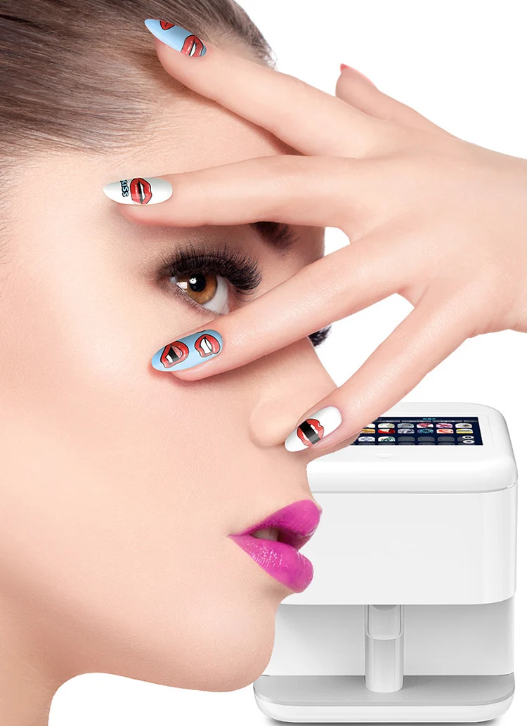 Hcn023 3d Smart Nail Machine Nail Painting Printer Nail Polish Machine