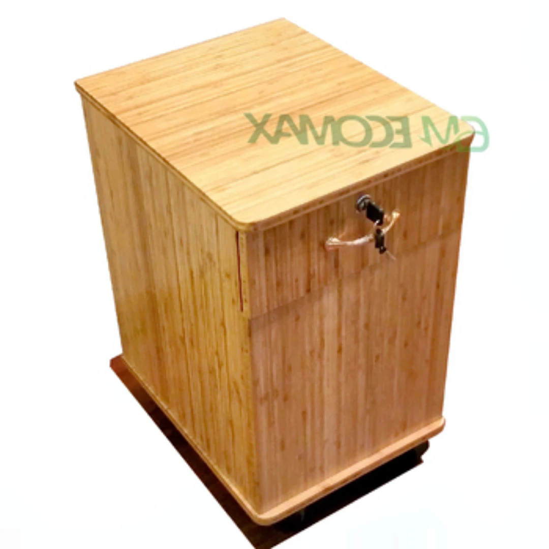 bamboo filing cabinet