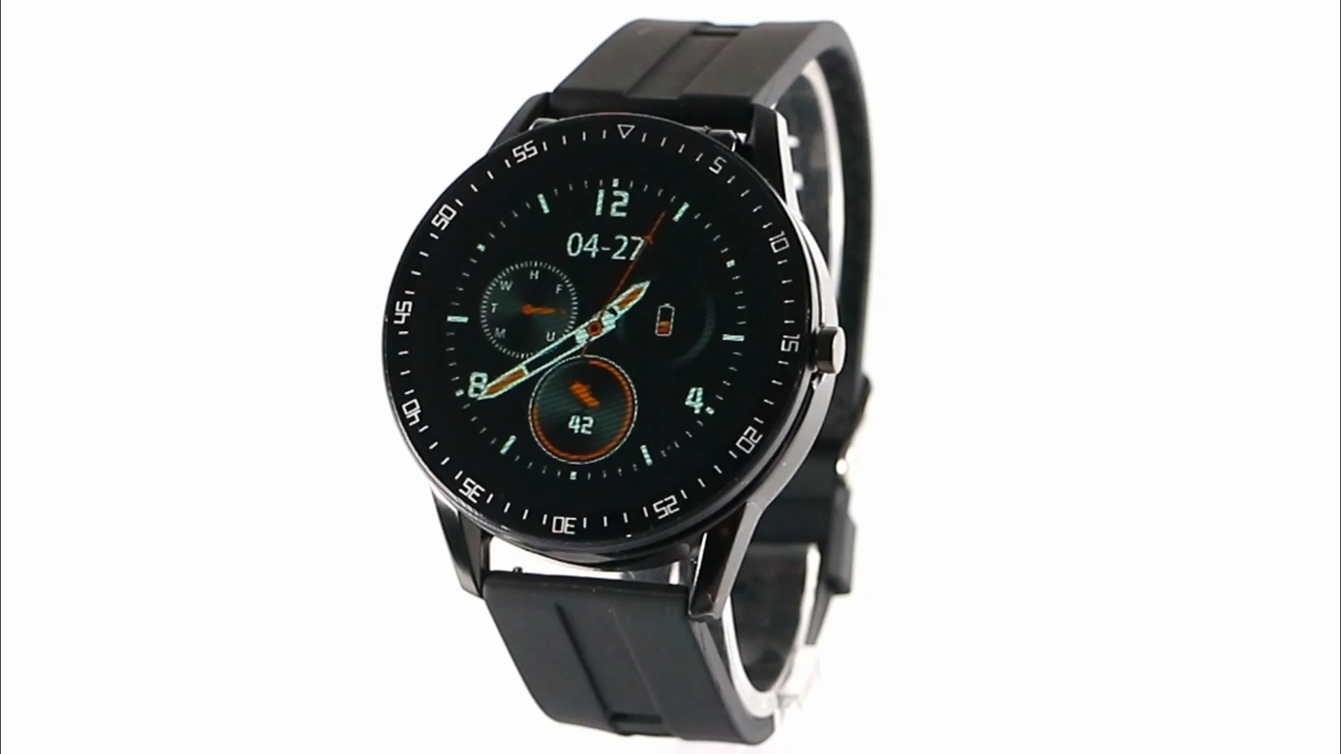 true wireless smartwatch contact charging support 12 languages 2