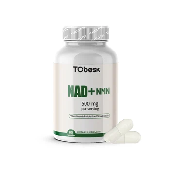 OEM/ODM Factory Supply NAD Capsules Private Label Healthcare Supplement for Adults Boosts Vitality Balance and Metabolism