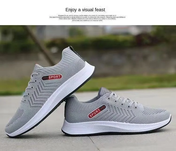 Yatai 2021new Casual Sneakers Men's Summer Breathable Mesh Shoes ...