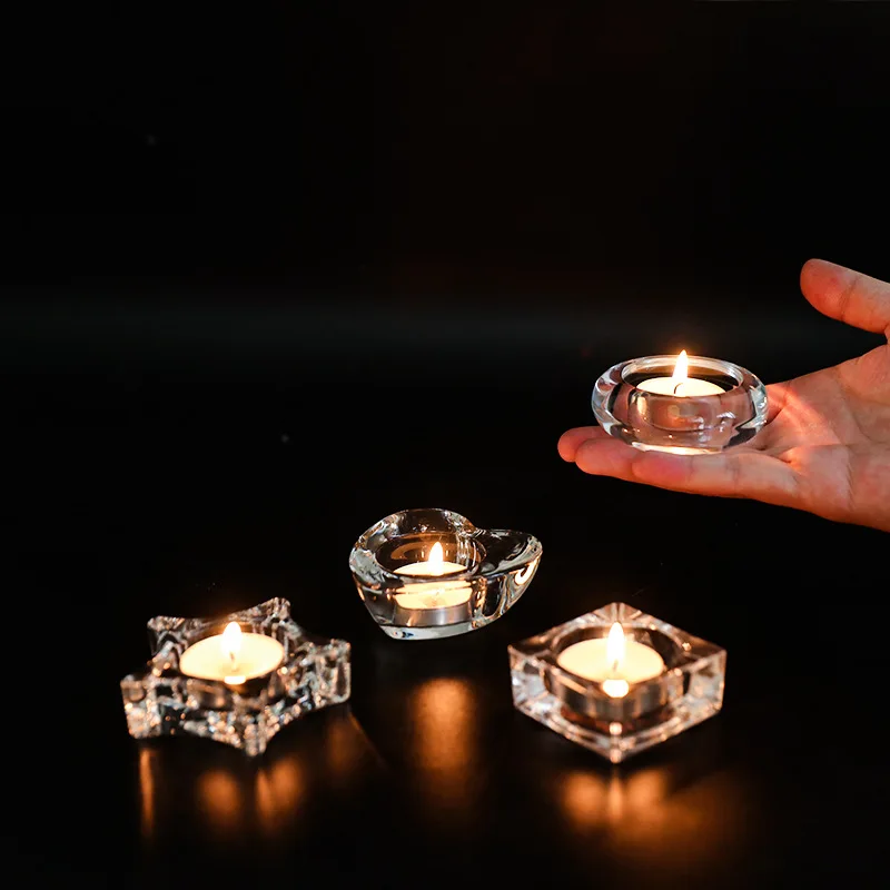 product wholesale promotion crystal glass candle holder for candlestick candlestick holders wedding home decoration table candle holders-8