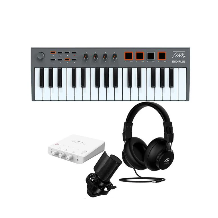 Midiplus Tiny + 32 Key Portable Mini Electronic Sound Controller
