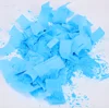 coriandoli e polvere blu
