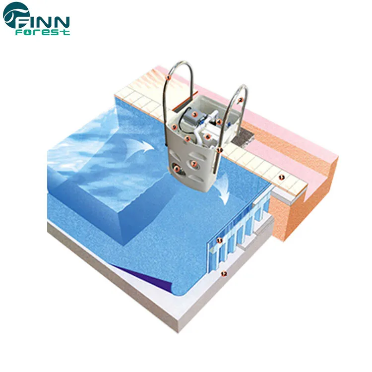 High Quality Large Pool Filters Pipeless Integrative Swimming Pool Filtration Compact Pool Filter