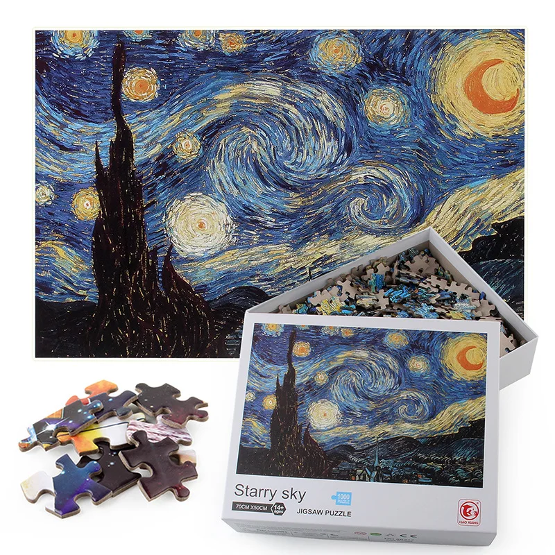 starry night puzzle 1000