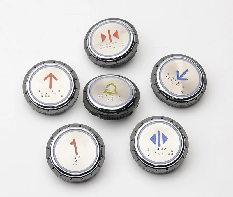 Elevator Spare Part LOP COP Push Button Round  Lift Button for Elevator