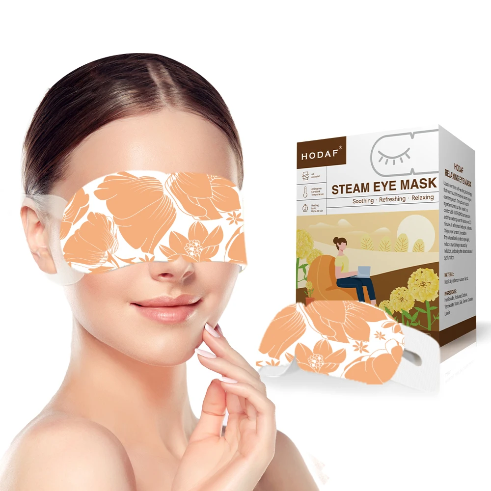 New Design Instant Self Heating Steam Sleeping Eye Mask Eye Care Patch Heating Pad Steam Eye Mask