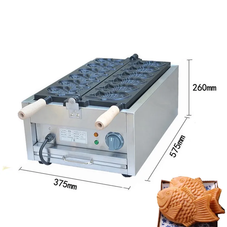 新品・未使用　たい焼き人気定番サイズ６匹の焼き板　蜜元ガス式饅頭機専用　業務用 imgrc0137623915.jpg