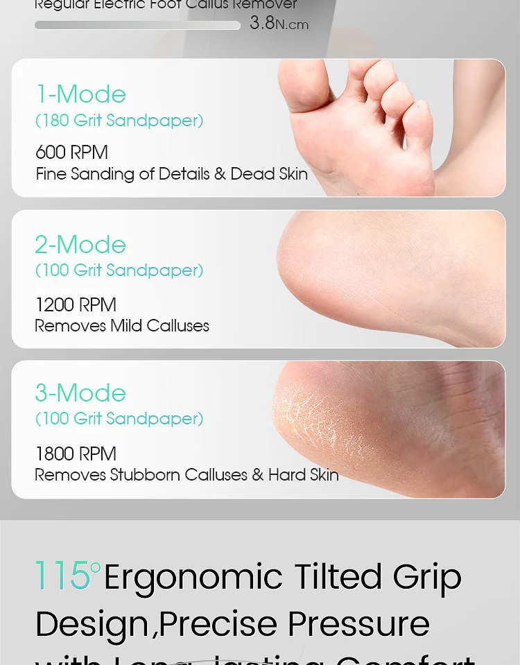 product rechargeable portable foot callus tools battery foot file polishing machine heels grinding foot care callus remover-7