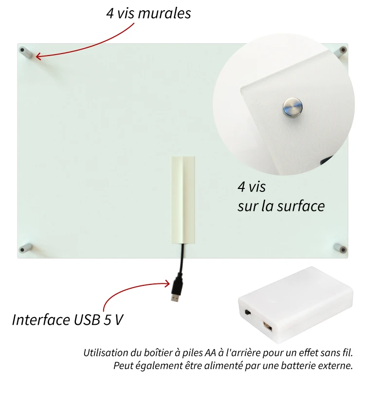 Affiche LED pour voiture