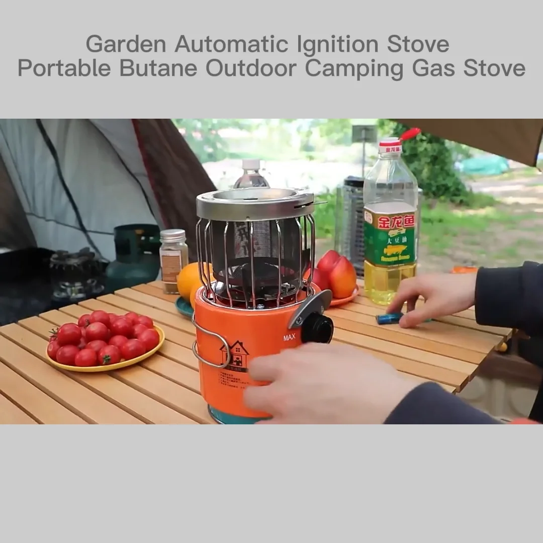 Fuel Burner Butane Gas Stove Outdoor Camping Backpacking Hiking And
