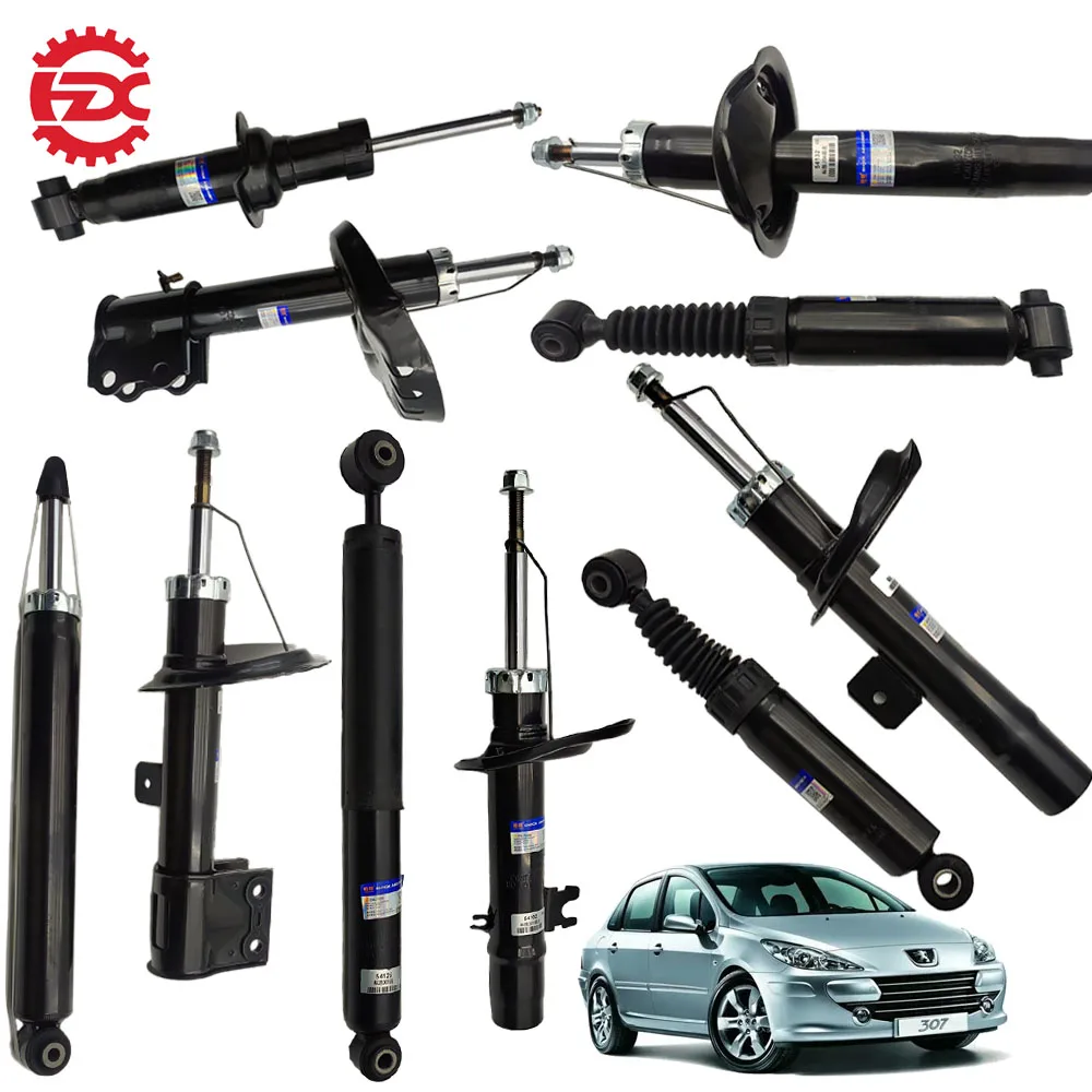 High Quality Auto Parts Car Front Rear Left Right Shock Absorbers for Peugeot 307 301 206 580 Citroen C2 C3-XR