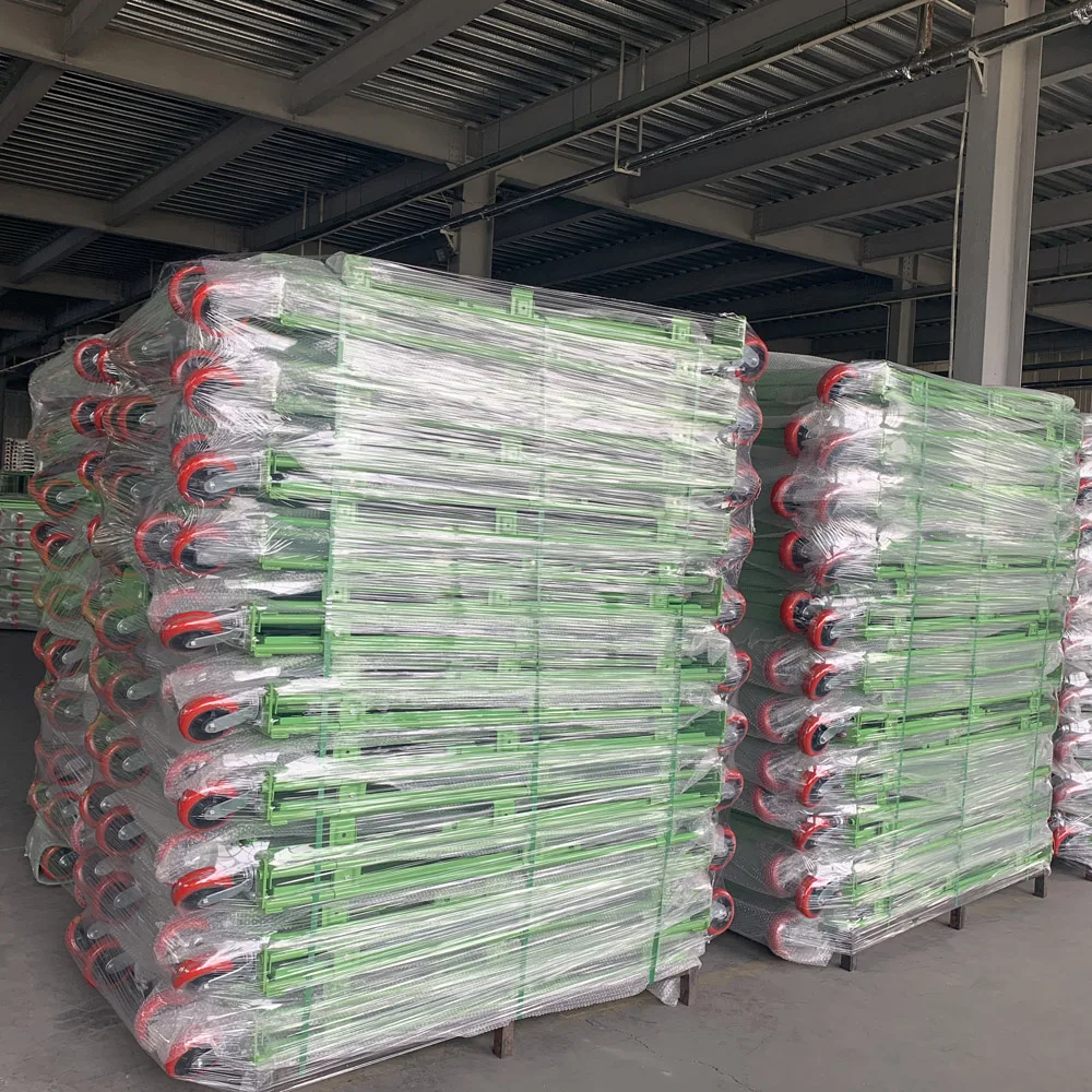 Warehouse Steel Rolling Container Supermarket Storage Trolley Cart ... - Rolling Steel Storage Containers