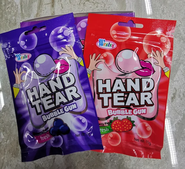 chewing candy chiclete wholesale custom fruit flavour bubble gum