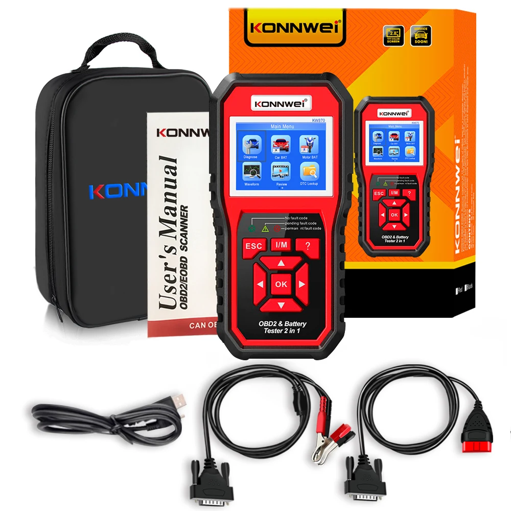 2022 New Mut II OBD2 Car Diagnostic Scanner Universal Code Reader for Vehicles 1996 and Later