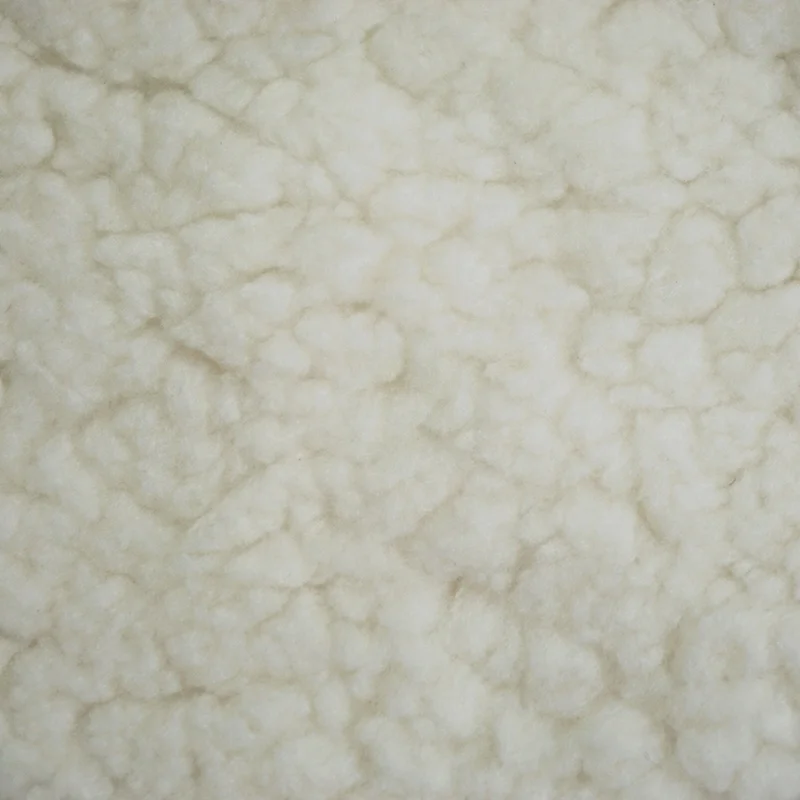 Wholesale Winter Clothing Fabric Oeko-tex 100% Polyester Fake Sheep Lamb Faux Fur Fleece Wool Sherpa Fabric for Winter Clothes