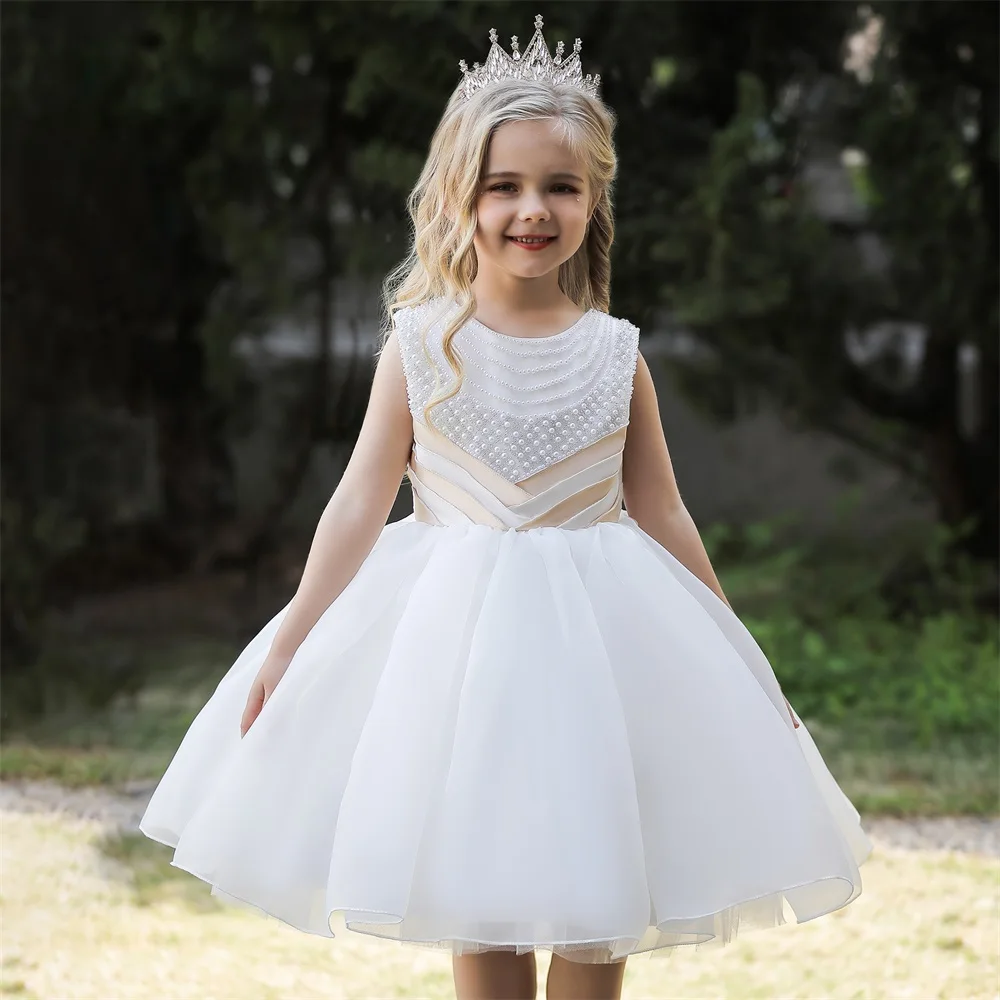 Amazon.com: Little Girl Pageant Dresses 6 8 Years Toddler Kids Party  Birthday Christmas Blush Pink Beauty Cute Elegant Pageant Girl Tutu Wedding  Dress Size 5-7 Girl Dresses Size 8-10 Child Size 7 (