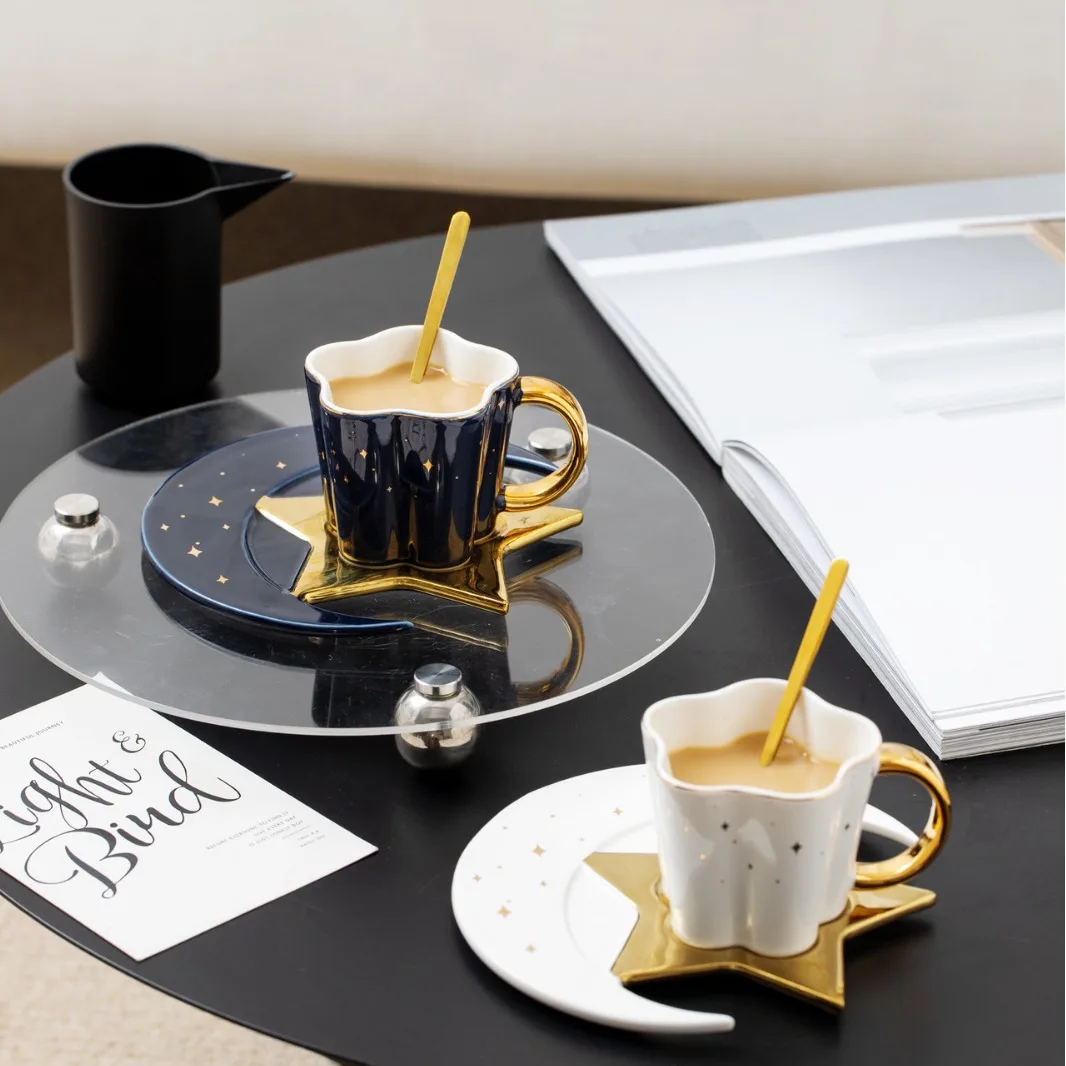Creative Moon and Sun Design Ceramic Coffee Mug