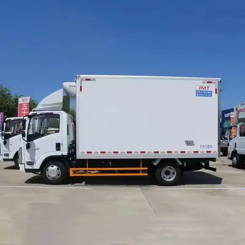 Cold Room Truck Isuzu 2 3 4 5 6 7 8 10 Tons Refrigerated Freezer Minil Refrigerator Van Box And Truck For Meat Transportation