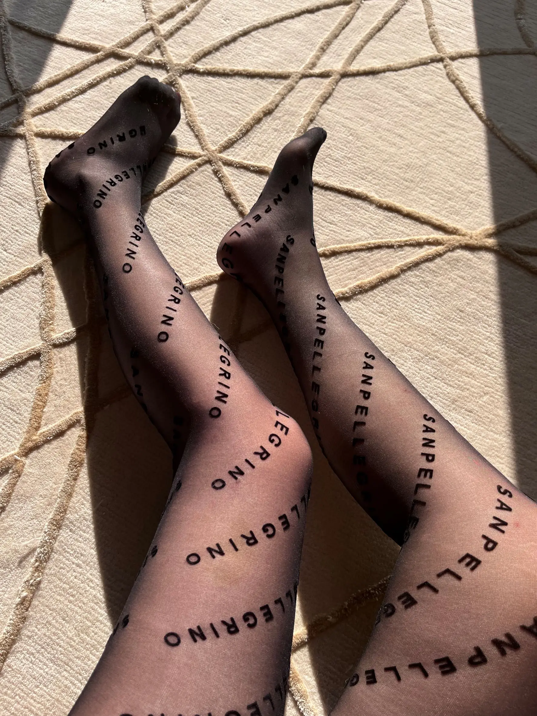 Колготки из флока gg, черные колготки с логотипом и логотипом