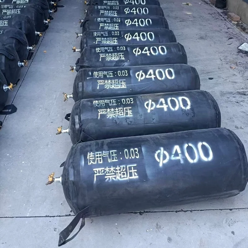Sewers Water Stopper Pipe Plugs Rubber Bladder Inflatable Pipeline Stoppers Rubber Airbag Manufacturer for Culvert Construction