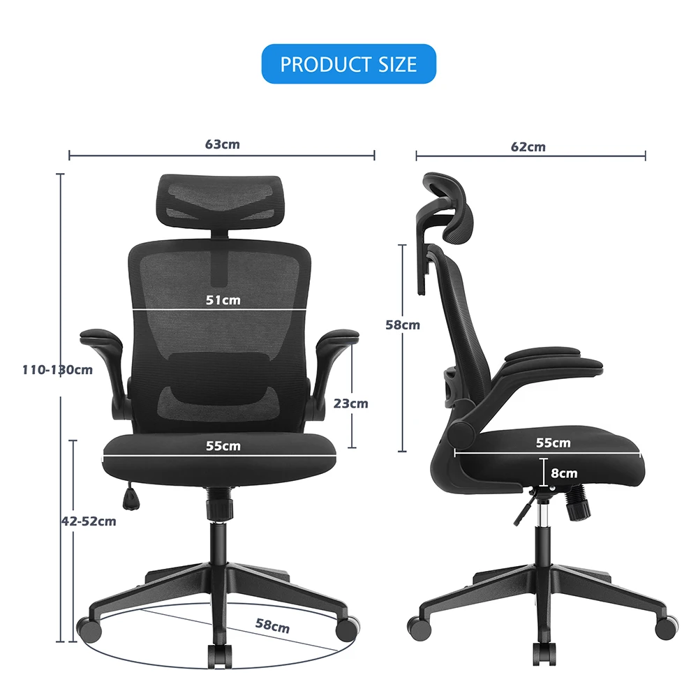 New Modern Design Factory Furniture Luxury Ergonomic Lift Chair Office ...