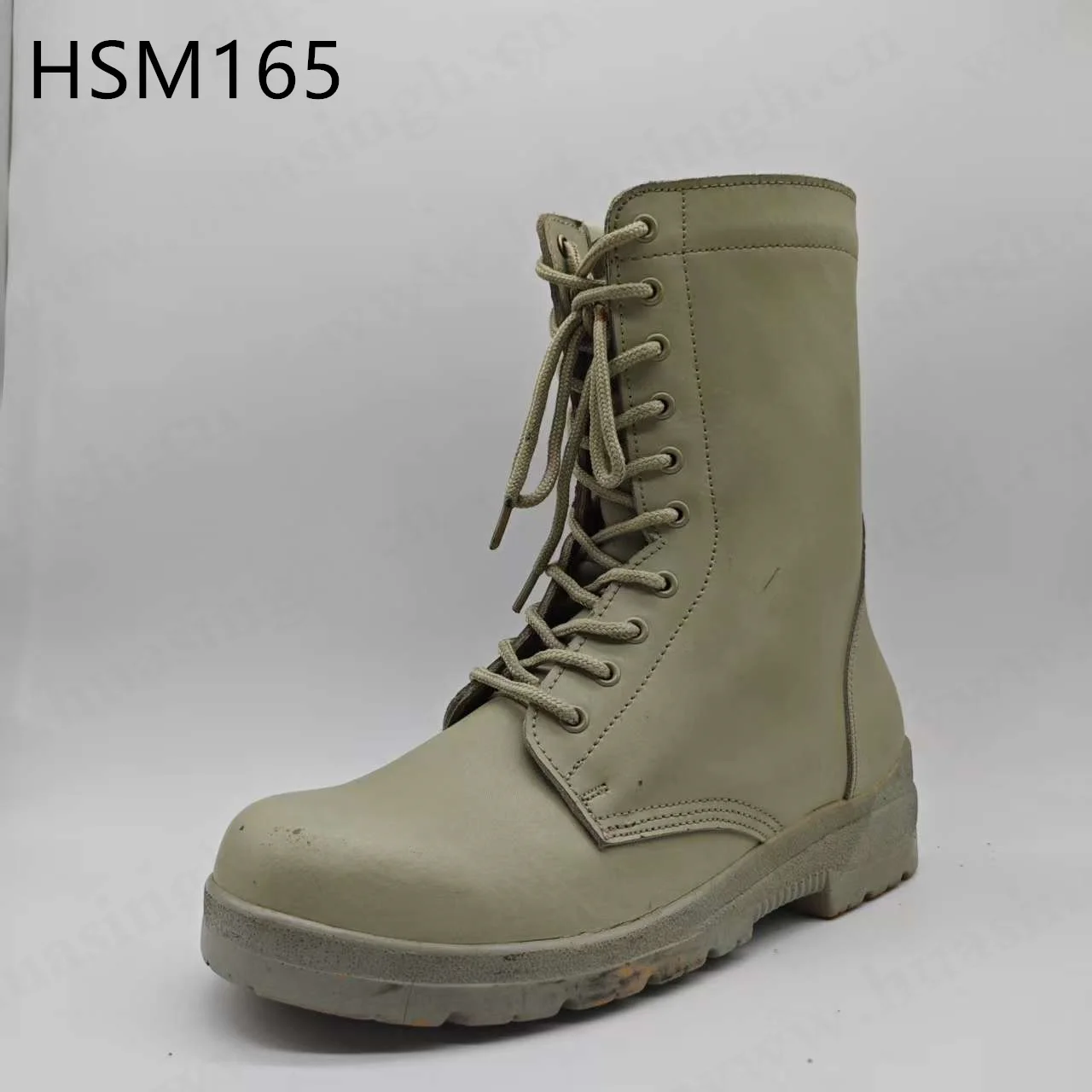 ZYF,Wilderness Camping Full Leather Green Tactical Boots for Sale Emergency Mission Outsole with Drain Hole Combat Boots HSM165